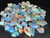 Australian Multicolour Coober Pedy Rough Opal Chips 40 Carat