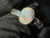 Natural Australian Coober Pedy Opal Ring 13.70 Carat