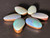 Australian Queensland Doublet Boulder Opal 6 Pc 10.50 Carat