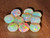 Multicolour Australian Coober Pedy Opal 10 Pc 7.95 Carat