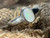 Natural Australian Coober Pedy Opal Ring 14.15 Carat