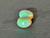 Multicolour Australian Coober Pedy Opal Pair 2.20 Carat