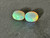 Multicolour Australian Coober Pedy Opal Pair 2.20 Carat
