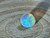 Rainbow Colorplay  Australian Coober Pedy Opal  0.95 Carat