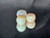 Multicolour Australian Coober Pedy Opal 3 Pc 3.45 Carat