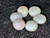 Multicolour Australian Coober Pedy Milky Opal 6 Pc 7.65 Carat