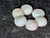 Multicolour Australian Coober Pedy Milky Opal 6 Pc 7.65 Carat