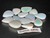 Multicolour Australian Coober Pedy Opal 13 Pc 8.95 Carat