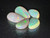 Rainbow Colorplay Australian Coober Pedy Opal 5 Pc 3.60 Carat