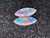 Rainbow Colorplay Australian Coober Pedy Opal Pair 0.40 Carat