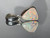 Sterling Silver Australian Coober Pedy Natural Solid Opal Pendant