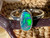 Sterling Silver Australian Doublet Opal Ring 9.75 Carat