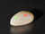 Multicolour Australian Coober Pedy Solid White Opal 5.60 Carat