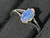 Natural Australian Coober Pedy Opal Ring 12.25 Carat