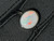 Natural Australian Coober Pedy White Opal In Sterling Silver Ring 11.00 Carat