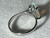 Natural Australian Coober Pedy White Opal In Sterling Silver Ring 9.75 Carat