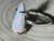 Natural Australian Coober Pedy White Opal In Sterling Silver Ring 10.75 Carat