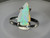 Natural Australian Coober Pedy White Opal In Sterling Silver Ring 9.90 Carat