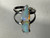 Natural Australian Coober Pedy White Opal In Sterling Silver Ring 9.90 Carat