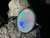 Natural Australian Coober Pedy White Opal In Sterling Silver Ring 12.35 Carat