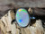 Natural Australian Coober Pedy White Opal In Sterling Silver Ring 12.35 Carat