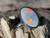 Natural Australian Coober Pedy White Opal In Sterling Silver Ring 12.35 Carat