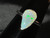 Natural Australian Coober Pedy White Opal In Sterling Silver Ring 11.50 Carat