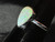 Natural Australian Coober Pedy White Opal In Sterling Silver Ring 11.50 Carat