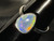 Natural Australian Coober Pedy White Opal In Sterling Silver Ring 10.25 Carat