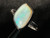Natural Australian Coober Pedy White Opal In Sterling Silver Ring 12.40 Carat