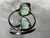 Natural Australian Coober Pedy White Opal In Sterling Silver Ring 12.40 Carat
