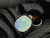 Natural Australian Coober Pedy White Opal In Sterling Silver Ring 10.10 Carat