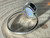 Natural Australian Coober Pedy White Opal In Sterling Silver Ring 10.10 Carat