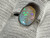 Natural Australian Coober Pedy White Opal In Sterling Silver Ring 10.10 Carat