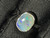 Natural Australian Coober Pedy White Opal In Sterling Silver Ring 10.10 Carat