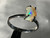 Natural Australian Coober Pedy White Opal In Sterling Silver Ring 8.55 Carat