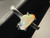Natural Australian Coober Pedy White Opal In Sterling Silver Ring 8.55 Carat