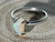 Natural Australian Coober Pedy White Opal In Sterling Silver Ring 8.55 Carat