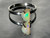 Natural Australian Coober Pedy White Opal In Sterling Silver Ring 8.55 Carat