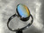 Natural Australian Coober Pedy White Opal In Sterling Silver Ring 12.30 Carat