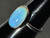 Natural Australian Coober Pedy White Opal In Sterling Silver Ring 12.30 Carat