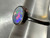 Natural Australian Coober Pedy Opal Sterling Silver Ring  9.50 Carat