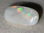 Multicolour Australian Coober Pedy Solid White Opal 4.50 Carat