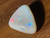 Multicolour Australian Coober Pedy Solid White Opal 7.05 Carat