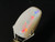 Multicolour Australian Coober Pedy Solid White Opal 7.05 Carat