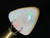 Multicolour Australian Coober Pedy Solid White Opal 7.05 Carat