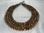 Australian Natural Faceted Cut Boulder Opal Beads Necklace