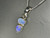 Sterling Silver Dual Opal Pendant 10.85 Carat