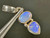 Sterling Silver Dual Opal Pendant 10.85 Carat