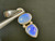 Sterling Silver Dual Opal Pendant 10.85 Carat